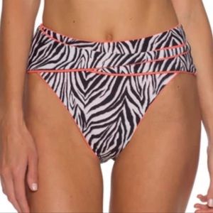 Becca Animal Kingdom Stella Vintage High-Waist Swim Bottoms